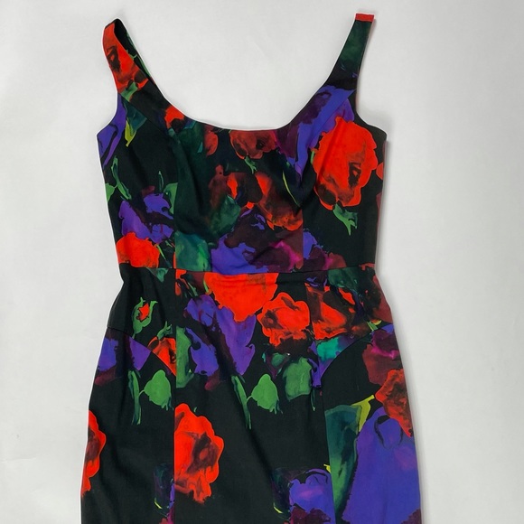 Milly Sophia Floral Print Stretch Cotton Dress, 6 - Picture 9 of 11